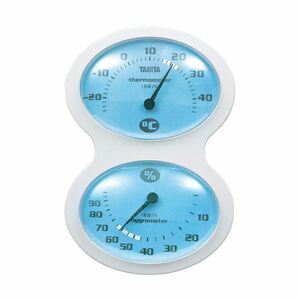 【新品】（まとめ）タニタ 温湿度計 ブルーTT-509-BL 1個【×5セット】
