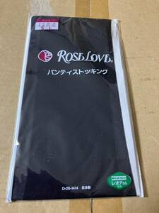レトロ 年代物 昭和 パンスト タイツ ストッキング rose love パンティストッキング ブラック 日本製 レオナ66 panty stocking 黒