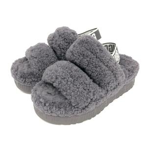 良好◆UGG アグ FLUFF YEAH SLIDE サンダル 24◆1095119 パープル レディース 靴 シューズ shoes