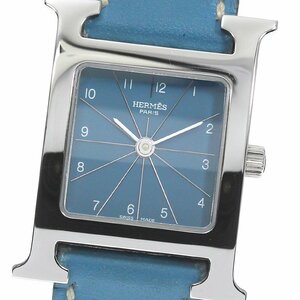 エルメス HERMES HH1.210 Hウォッチ クォーツ レディース 良品 内箱付き_757914