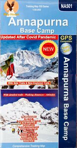 地図 Annapurna Base Camp トレッキング用地図(アンナプルナ) インド 旅行 観光 ガイドブック マップ 時刻表 本