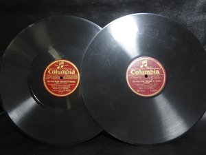 ★☆SP盤レコード 2枚組 オーボエとファゴットの三重奏曲 プーランク、Lamorlette、M. G. Dherin 中古品☆★[5668] 