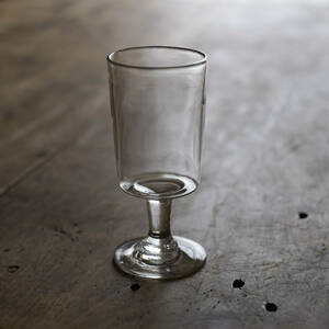 1800年代 フランス 手吹きのビストログラス / アンティーク19世紀 古道具 硝子 ワイングラス ビアグラス パフェグラス ウォーターグラス I
