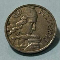 アンティークコイン　フランス　1955年 100フラン硬貨　(245212)