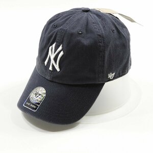 未使用 47BRAND ニューヨークヤンキース キャップ 加工 #18433 アメカジ NY 6パネル ベースボール MLB 帽子 アクセサリー