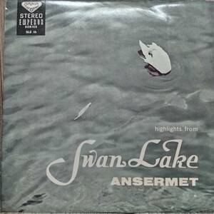 O055/LP10吋盤1枚/アンセルメ/チャイコフスキー：「白鳥の湖」－ハイライツ