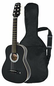 Sepia Crue セピアクルー ミニアコースティックギター W-50/BK ブラック (ソフトケース付)　(shin