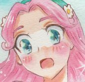 手描きイラスト　花海ことは　＋ラフ画　コピー　　魔法つかいプリキュア！キュアフェリーチェ