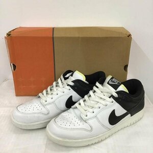 NIKE 29.0cm ナイキ スニーカー スニーカー 309236 101 DUNK LOW 29cm 箱有 Sneakers 白 / ホワイト / X 黒 / ブラック / 10098249