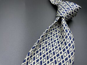 【超美品】Pierre Cardin　ピエールカルダン　ドット柄　ネクタイ　3本以上送料無料　ネイビー　0403084