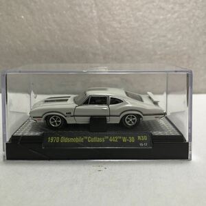 激レア絶版希少！M2 MACHINES！1970 oldsmobile cutlass 442！1/64スケール！ダイキャストミニカー！当時物！入手困難モデル！