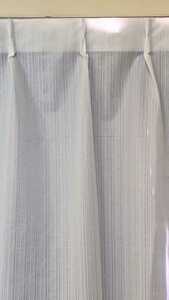 新品 ミラーレースカーテン １００X１７６cm ２枚組 アクロス ホワイト