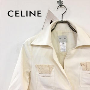 【送料無料】CELINE　セリーヌ　レディース　アウター　ジャケット　アイボリー