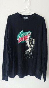 ヒステリックグラマー　HYSTERIC GLAMOUR　ロンT　長袖Tシャツ　黒　ブラック　サイズＬ　送料無料