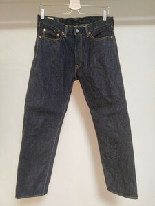 送料無料　桃太郎ジーンズ　1006SPZ 500240 W31 出陣LABEL ミドルストレート ジッパーフライ MOMOTARO JEANS