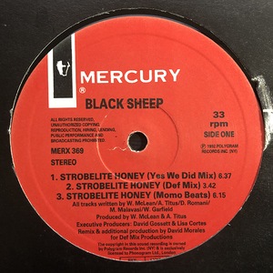 Black Sheep / Strobelite Honey [Mercury MERX 369] UK盤