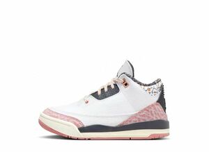 Nike PS Air Jordan 3 Retro "Vintage Floral" 18.5cm FQ9174-100