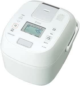 東芝(TOSHIBA) 炊飯器 3.5合 圧力IHジャー炊飯器 一人暮らし用 新鮮保温24時間 RC-6PXR(W) ホワイト 炊