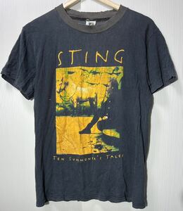 90s STING ヴィンテージ バンドTシャツ 黒 M USA製 スティング Ten Summoner