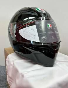 新品 AGV K1S フルフェイスヘルメット カラー：艶ありブラック 欧米仕様 サイズ M 送料込 22,000円 AGHK1SBKM