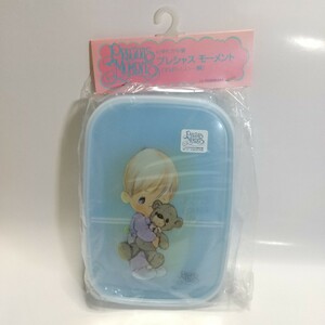 未使用 Precious Moments プレシャス モーメンツ プラスチック 製 弁当箱 容器 1975年 昭和 タッパー 希少 JONATHAN & DAVID モーメント