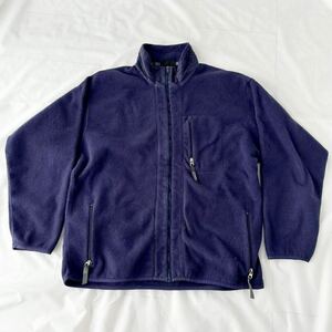 ナス紺 90s Patagonia USA製 フリースジャケット ビッグサイズ （ ビンテージ 90年代 パタゴニア アメリカ製 アウトドア キャンプ 80s 00s
