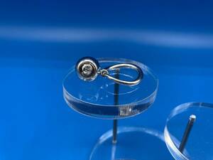 【used 箱なし】GEORG JENSEN ジョージジェンセン　★K18WG ダイヤモンドリング ★サイズ 9号 ★重量 12.2g