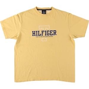 古着 トミーヒルフィガー TOMMY HILFIGER 半袖 ロゴTシャツ メンズM /eaa431807