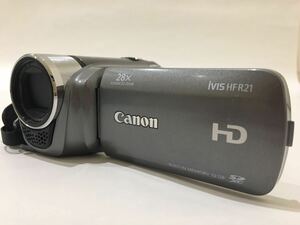 概ね美品　Canon　キャノン　ビデオカメラ　iVIS HF R21　アイビス　シルバー　銀　d21d21dd63