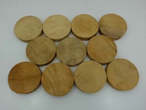No,60100-8　橡 とち 11枚 厚さ25~32ｍｍ程度×直径135～145ｍｍ程度　　旋盤　ウッドターニング　木製皿