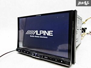 保証付 ALPINE アルパイン X008V-SEHS 8インチ HDD ナビ カーナビ CD DVD Bluetooth フルセグ 地図データ欠品