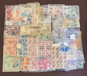 【送料無料】日本普通切手　使用済　新昭和　産業図案　動植物国宝　大量　まとめて