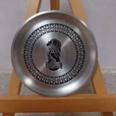シンガポール マーライオン 　飾り皿 ピューター　錫製