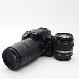 中古 美品 Canon EOS digital X ダブルズームセット 一眼レフ カメラ キャノン 初心者 人気 新品CFカード8GB付