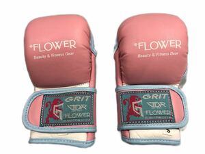 FLOWER×GRIT×LTDR 女性子供用　パウンドグローブ　Sサイズ　ピンク