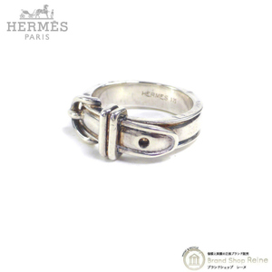 エルメス （HERMES） サンチュール ベルト リング シルバー 925 指輪 8号（中古）