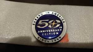 【US 北米 スバル純正】スバル アメリカ 50周年記念レターマーク アウトバック レガシィ インプレッサ フォレスター STI SUBARU