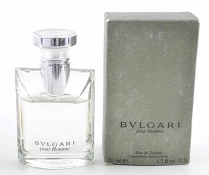 50ml BVLGARI ブルガリ Pour Homme Eau de Toilette プールオム オードトワレ 香水 スプレー メンズ 男性 箱付き C0314022