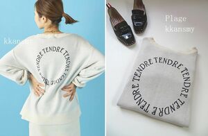 2022Plageプラージュ*les Tendre PEGASUS logoニットトップス