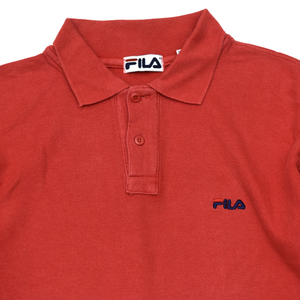90s usa vintage FILA フィラ ポロシャツ 100％コットン 鹿の子 アメリカ製 size.M