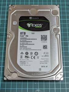 Seagate (シーゲイト) Exos 7E8 8TB エンタープライズ容量 HDD 7200 RPM 256MBキャッシュ SATA 6Gb/s インターフェース 3.5インチ内蔵