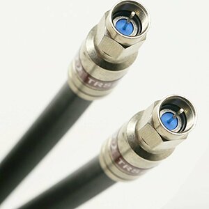 【中古】PHAT SATELLITE INTL 14 フィート 米国製 直結 ブラジル RG11 同軸ケーブル 14 AWG ジェルコート ブレイド