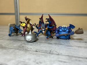 24A05-38N:ドラゴンクエスト　ソフビモンスター　シドー　リュウオウ　リカント　バルザック　メタルスライム　5点　まとめて