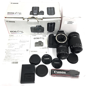 1円 Canon EOS Kiss X9 EF-S 55-250mm 1:4-5.6 IS STM 18-55mm 1:4-5.6 IS STM デジタル一眼レフカメラ C031918