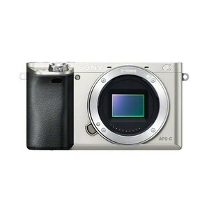 中古 １年保証 美品 SONY α6000 ボディ シルバー ILCE-6000