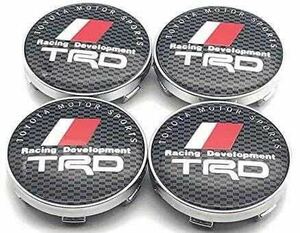 03.★トヨタ TRD★ホイールセンターキャップ ハブキャップ ホイールカバー センターキャップ バッジ エンブレムステッカー 60mm 4個セット