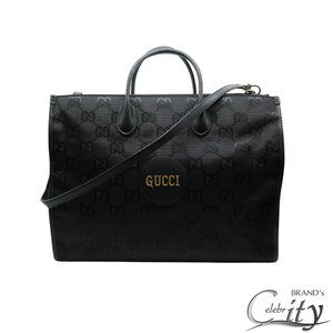 GUCCI【グッチ】 GUCCI OFF THE GRID トートバッグ 630353 H9HAN 1000 GGナイロン×レザー【USED】