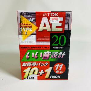 未開封品 カセットテープ AE-20X11F TDK 11巻 ※2400010343728