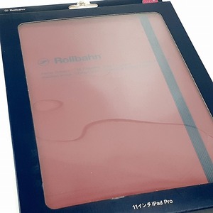 送料無料 11インチ iPad Pro Rollbahn ロルバーン ブックタイプケース ボルドー 美品