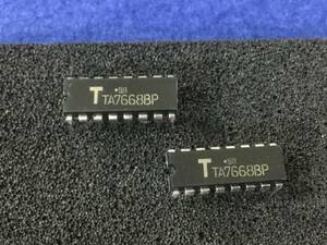 TA7668BP 【即決即送】東芝テープレコーダー用デュアルプリアンプ IC [193ToK/182467M] Dual Pre amplifier IC for Tape Recorder ２個